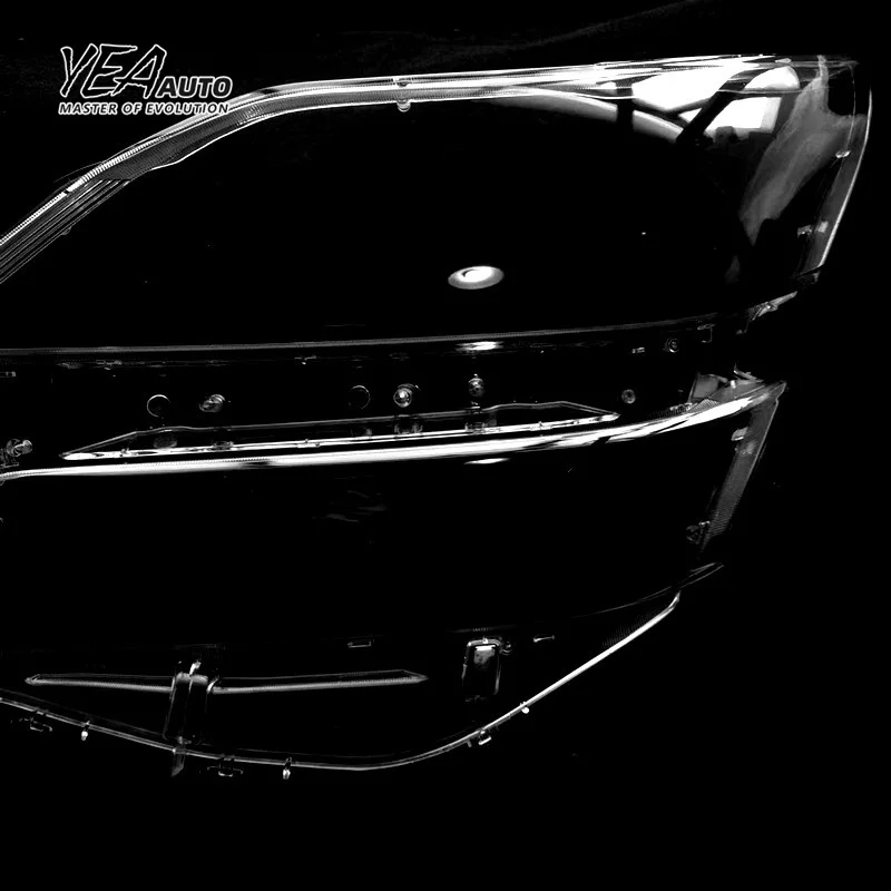 product yea auto car headlight cover lens glass for toyota vellfire lens cover 2008 2014 pc lampshade clear shell-31