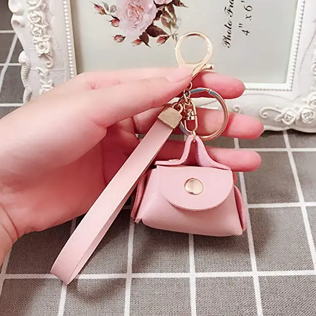 tiny pouch keychain