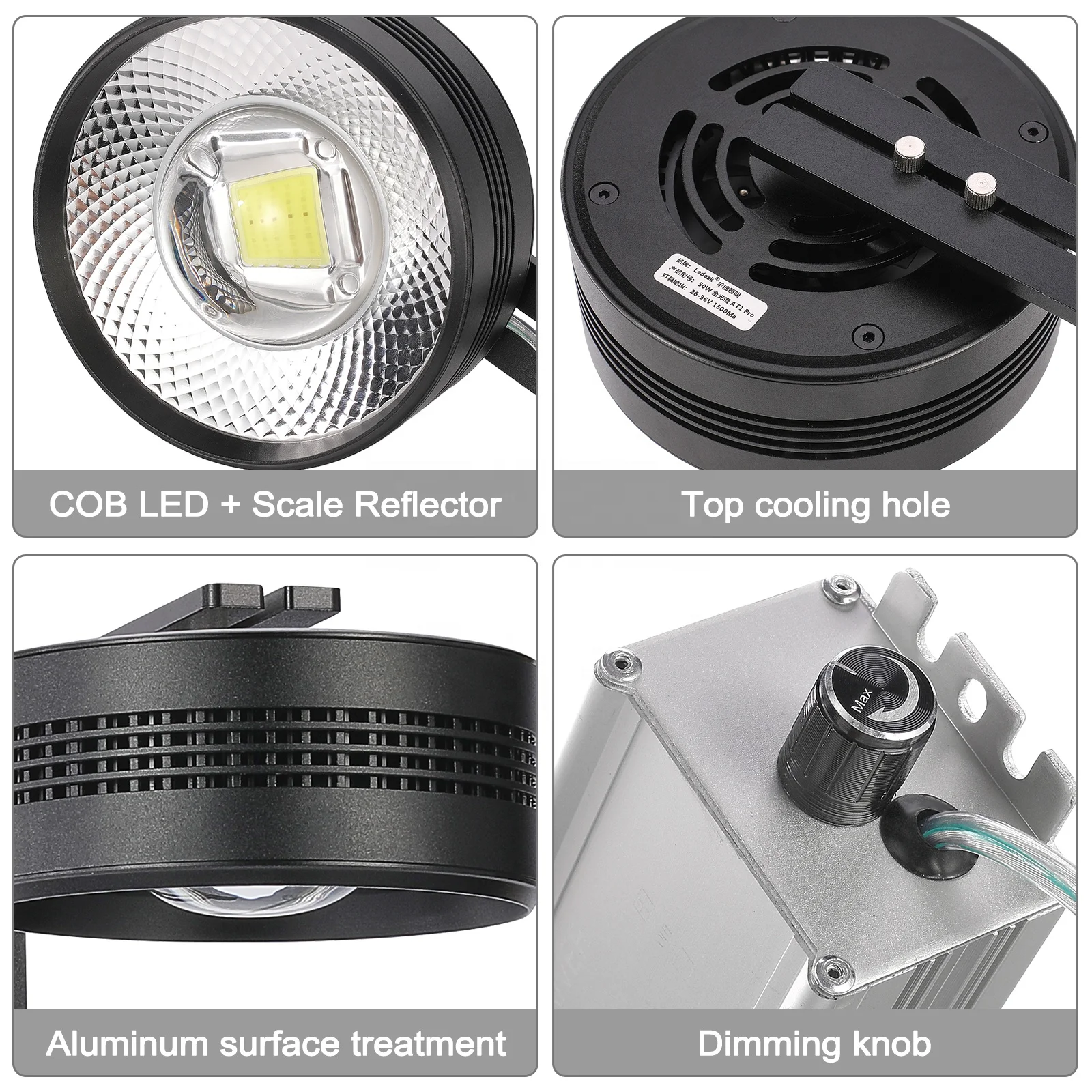 Qcwwy Aquarium-Gras-Zylinder-Lampe - Vollspektrum LED Licht Für Pflanzenwachstum