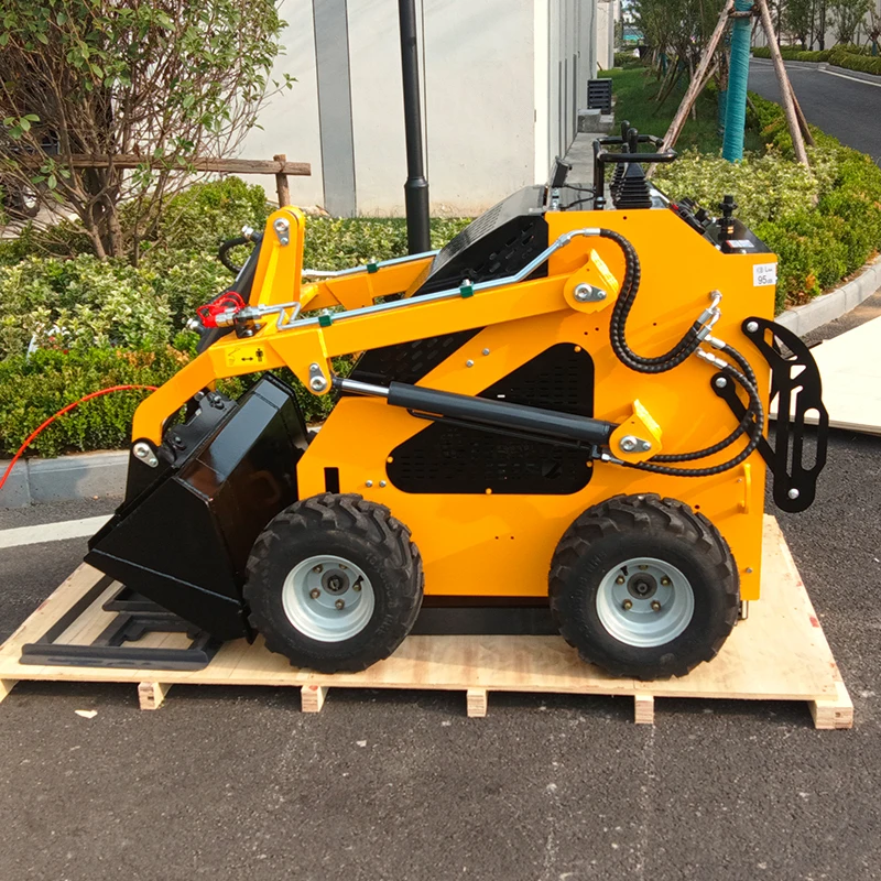 LIVRAISON GRATUITE Chargeuse compacte sur chenilles Skid Steer Mini Skid Steer CE/EPA Chine Vente au détail à roues/chenilles Mini Skid Steer Loader à vendre