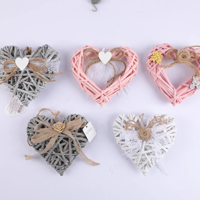 Heart Shape Willow Crafts Wicker Wedding Decoration & Gift 100% Handmade Willow Decoration Customized Custom Size