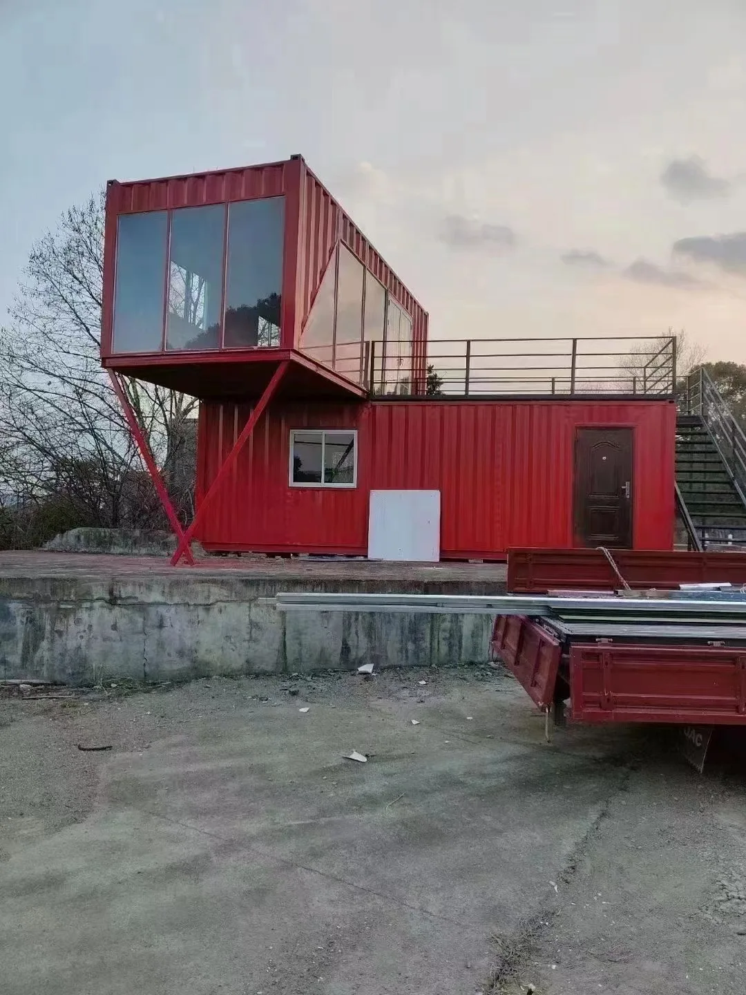 For Sale Prefabricated Office Building Easy Assemble Ready Modern Tiny