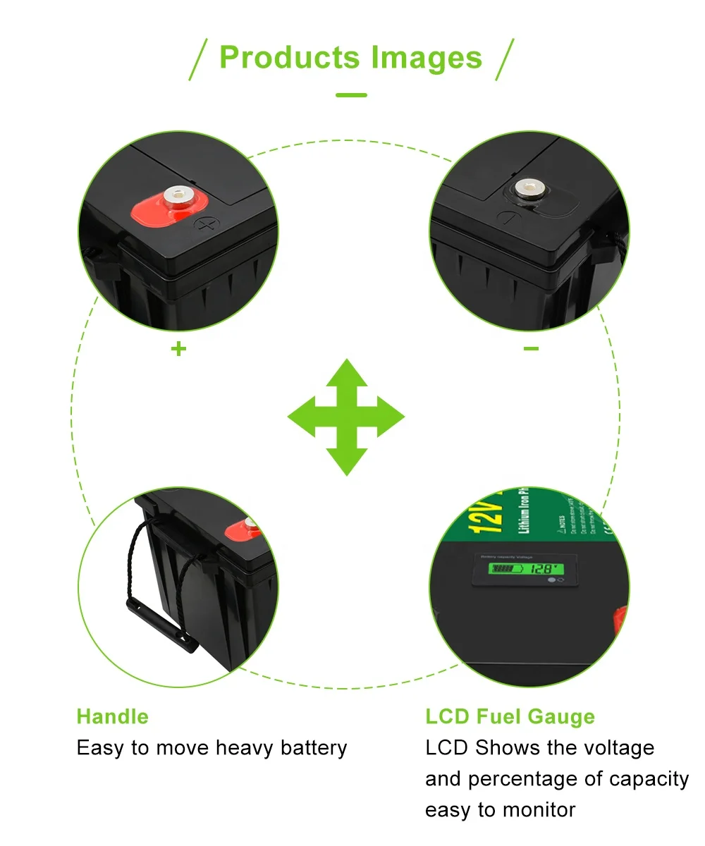 YABO Customize LiFePO4 BMS Lifepo4 Battery Pack 12V 48V 24V 120Ah 150Ah 170Ah 200Ah 300Ah 460Ah LiFePO4 Lithium Ion Battery 12V