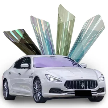 High IRR Ceramic Chameleon Car Window Tint Film Manufacturer's High Definition Heat-Insulation PET Removable Solar Nano PET Film