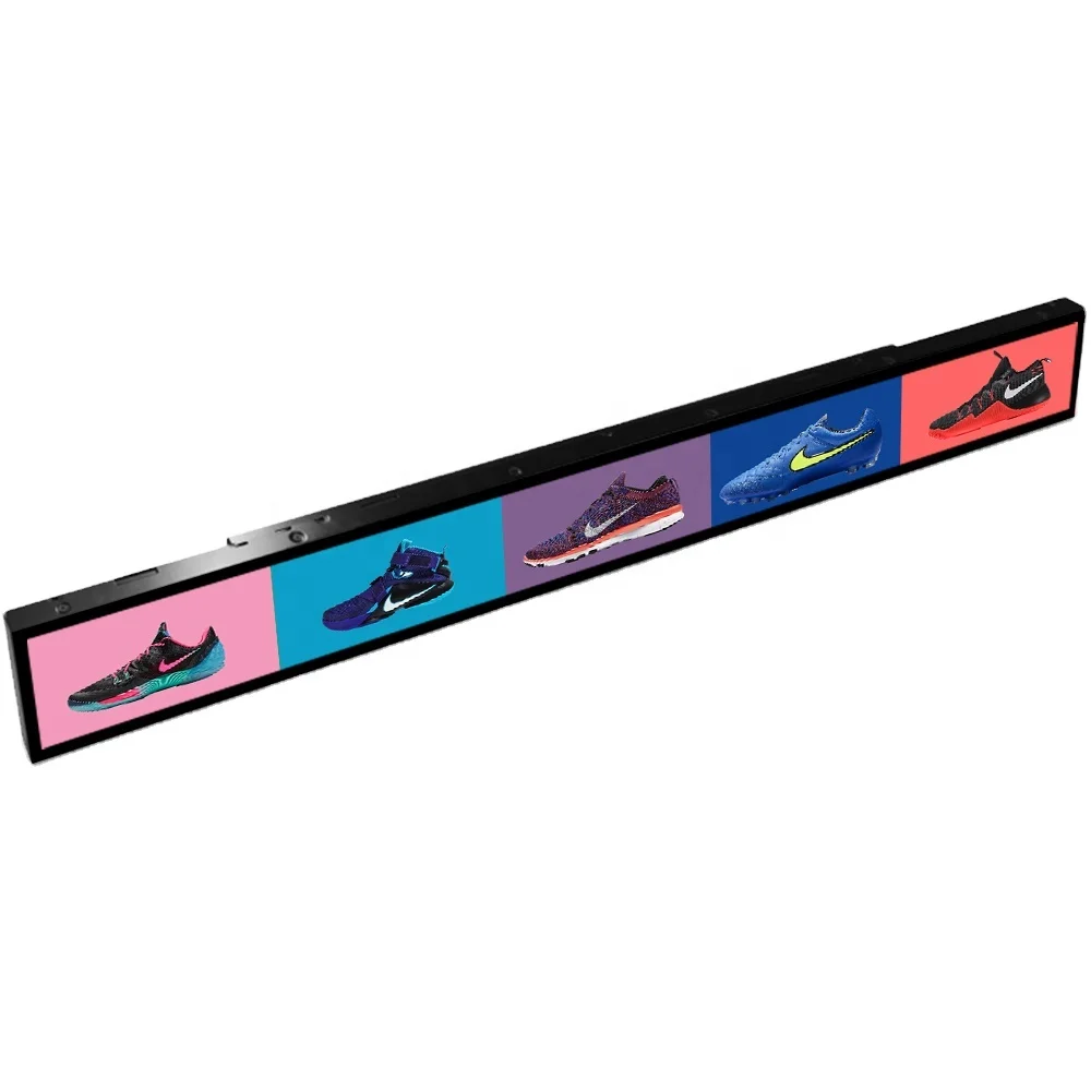 Refee 23 inch display bar shelf display digital shelf display for supermarket shelf
