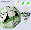 Green bamboo panda-vinyl waterproof case