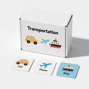 Factory Customized Printed Paper English Flashcard Learning Intelligence Flash Cards for Children and Families