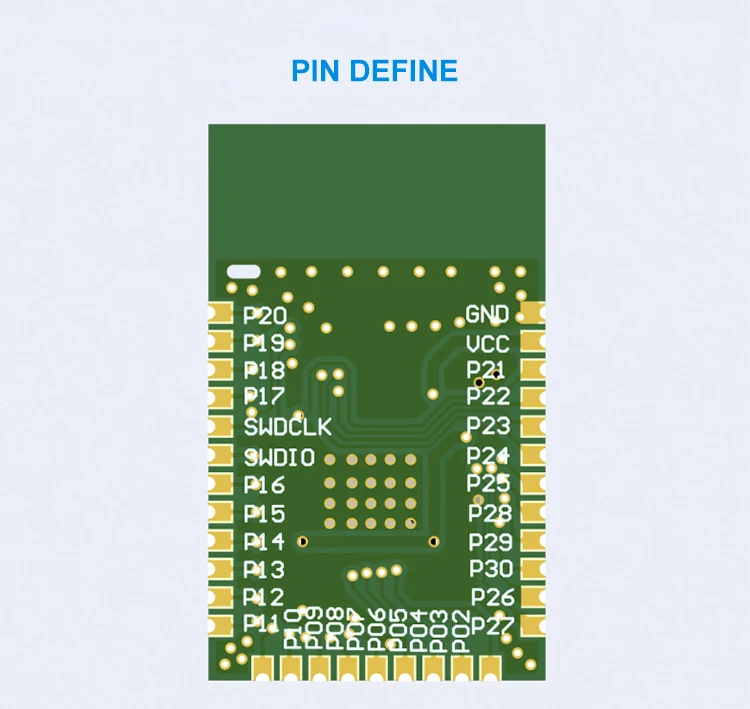 Qdec 价廉物美的高品质24.8毫米 * 15毫米holyiot-21033 -nrf52832 Bt智能手表5.0模块 - Buy 高品质bt 5. ...