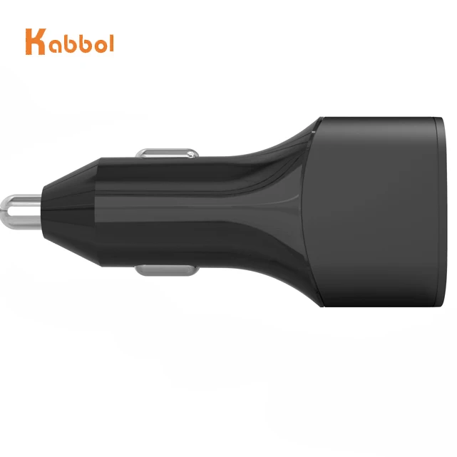 Автомобильное зарядное устройство PD с 3 портами, 60 Вт, два порта PD 30 Вт и адаптер QC 3,0 18 Вт, быстрая зарядка для ноутбука/телефона 11 Pro Max/XS