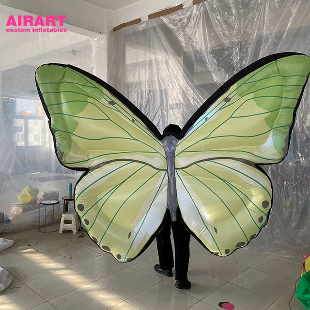 BigBuy Carnival Alas De Mariposa De Poliéster – Tamaño 48 X 37 Cm, Color Azul, Perfectas Para Disfraces, Fiestas Infantiles Y Juegos De Imaginación
