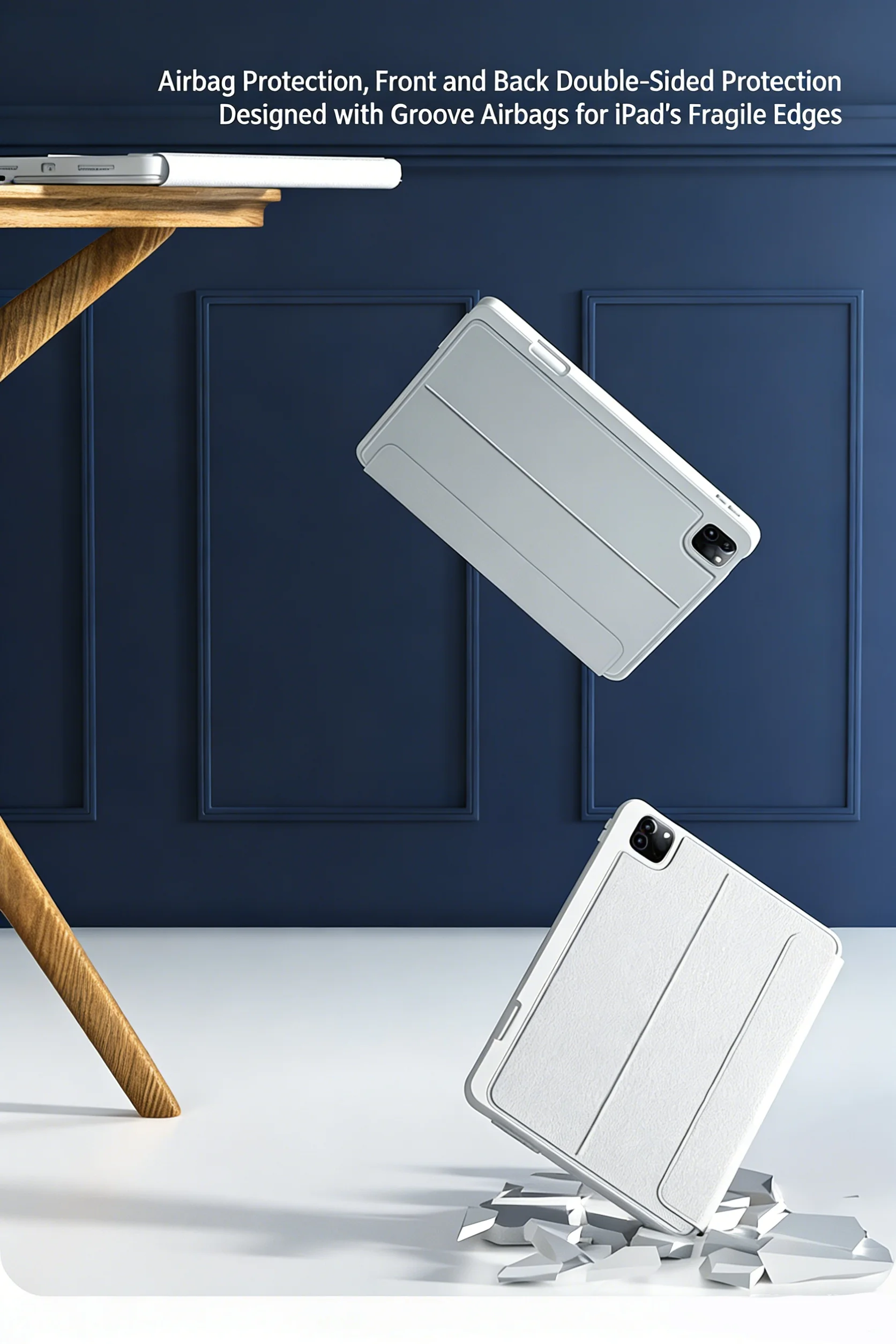  11 a16 multi angle magnetic stand anti scratch  drop proof protective cover with slot-8