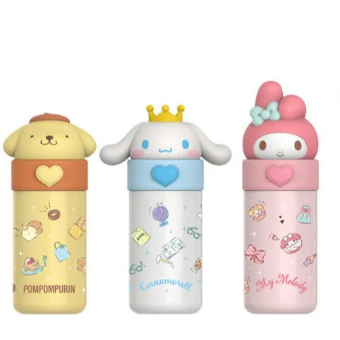 Madou 420ml Kawaii Sanrio Kitty Kuromi Anime Stainless Steel Insulated ...