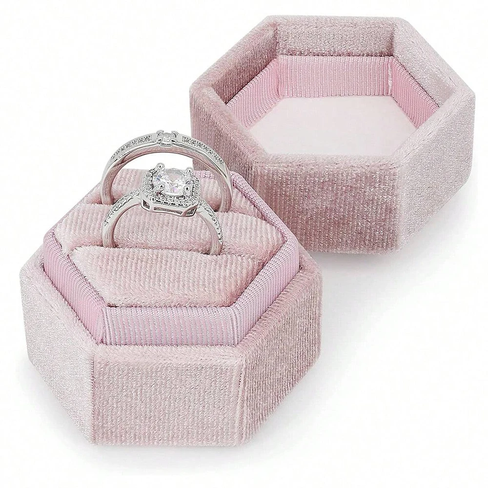 Storage Box Jewellery Ring Custom Travel Necklace Velvet Gift Packaging Jewelry Storage Box