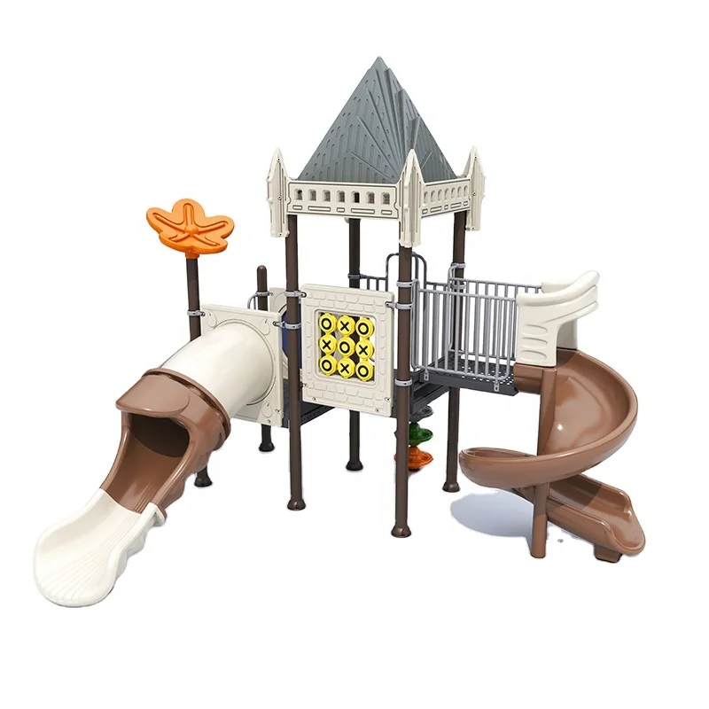 Feelkids ALITA-NC24005 Outdoor Plastic Slide Amusement Equipment for Kids' Healthy Development Galvanized Steel Plastic