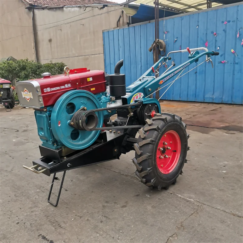 Hand Walking Tractor 2WD Diesel 6hp-90hp Mini Farm Tractor with Pump