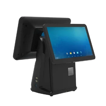 13.3inch 15.6inch supermarket pos system touch screen printer self ordering kiosk android windows pos system