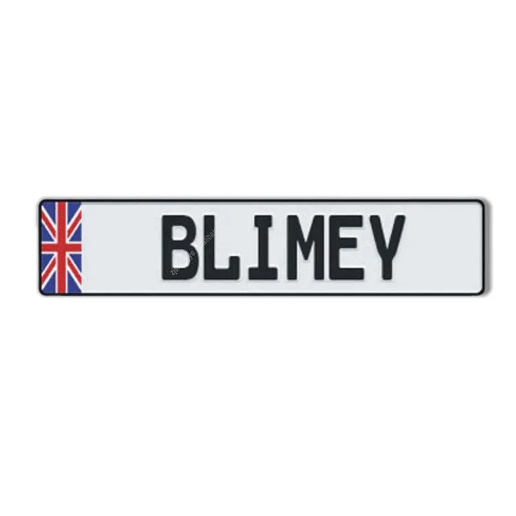 Custom European Embossed Reflective Russian Car Hidden License Plate