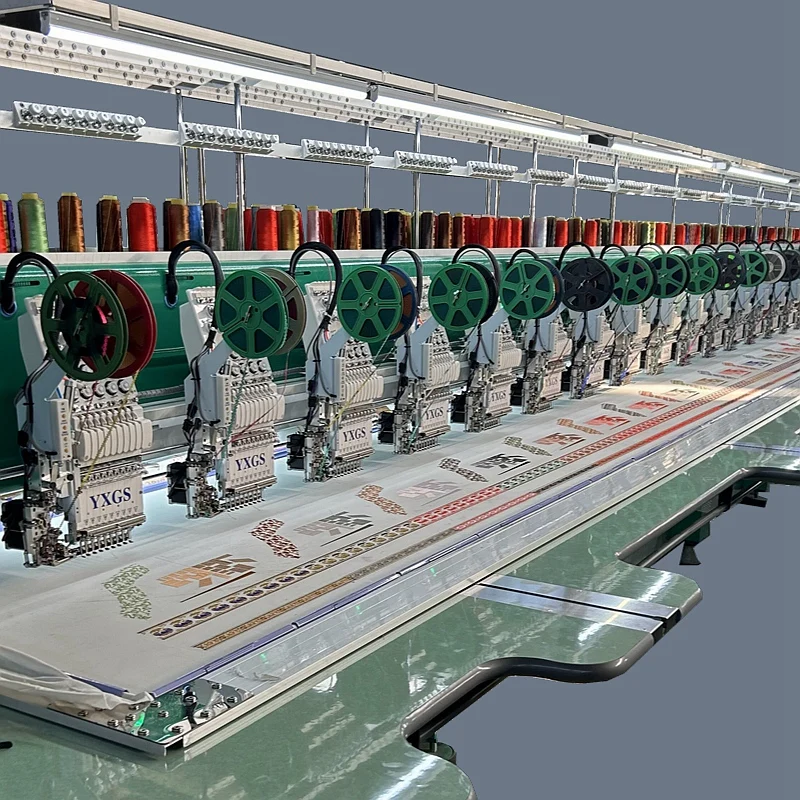 SNWSIM 16 Head Sequins Industrial Computerized Embroidery Machine Multi Head
