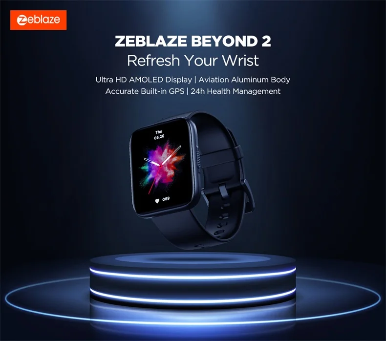 Zeblaze Beyond 2 GPS Smartwatch 1.78 Inch AMOLED Display Built-in GPS 24H Health Monitor 200+ Watch Face Smart Watch Men (1).jpg