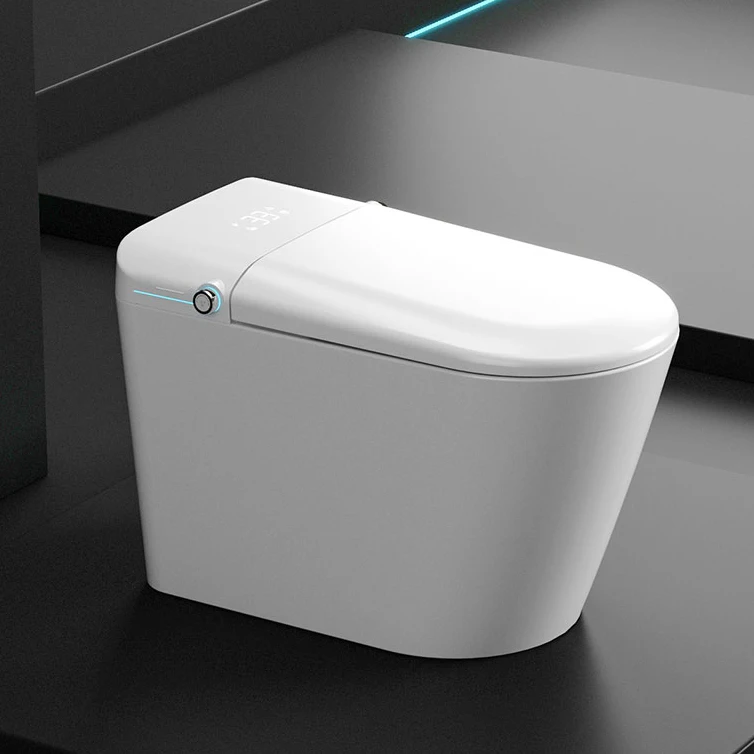 Modern auto sensor flush electric bidet bathroom wc toilet ceramic p trap  intelligent smart toilet