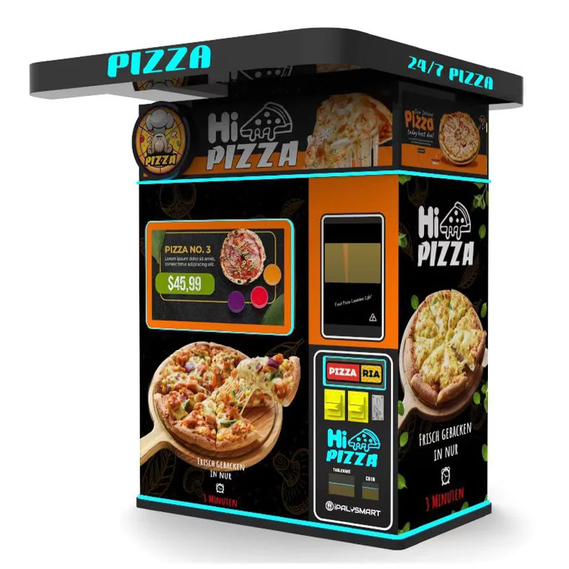Automatic Hamburger Vending Machines Robot Fast Food Hot Dog Vending Machine Burger Vending Machine Best Seller