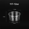 500 ice jelly bowls, 410ml each, 117mm diameter.