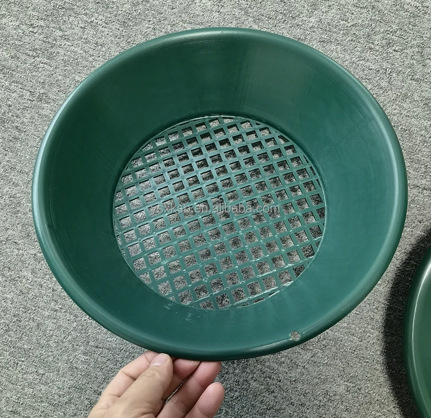 Small Plastic 4 Pcs/set Gold Wash Pan for Africa River Sand Gold Wash Pan Dish, Gold Panning Kit for Sale