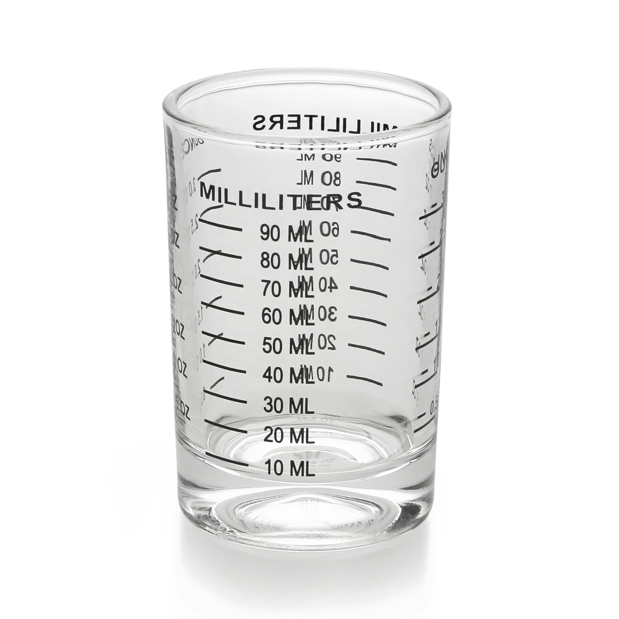 BCnmviku Shot Glass Measuring Cup 3 Ounce/90ML Liquid Heavy High