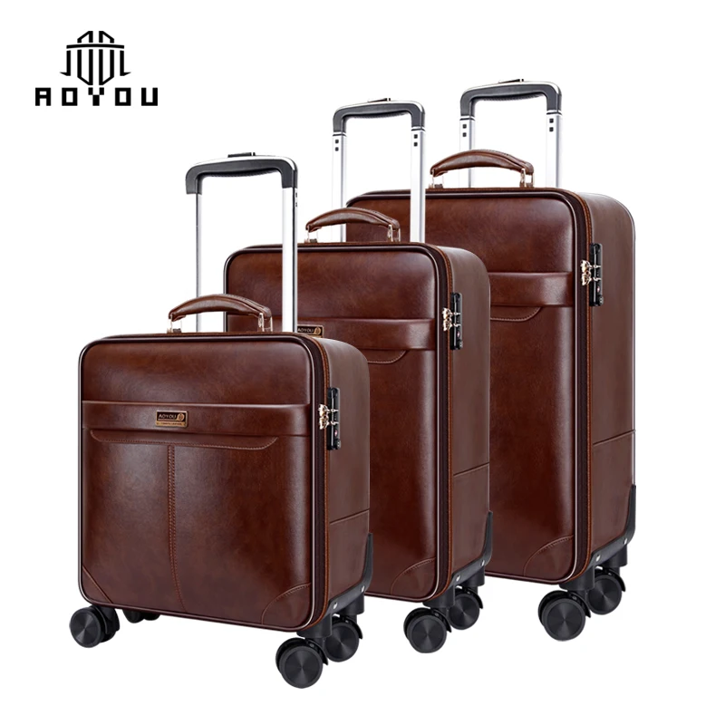 Shop 2024Inch Pu Leather Rolling – Luggage Factory