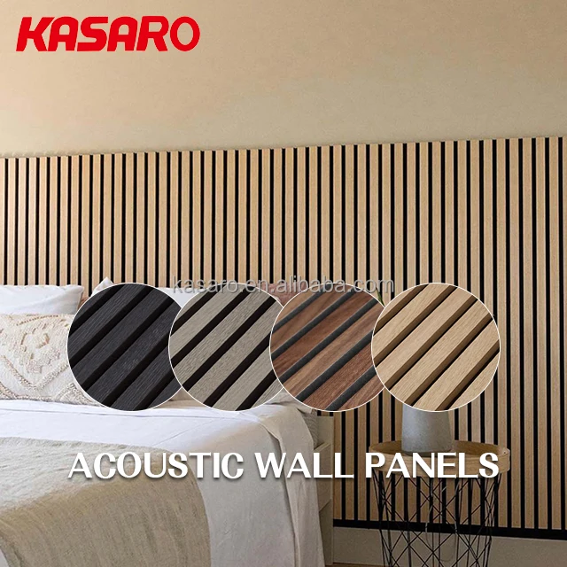 Akupanel Modern Design Style Wood Veneer Slat Wall Panels Flexible Mdf ...