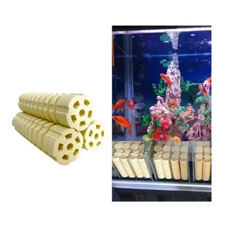 6.2in Height High Quality Spiral Aquarium Bio Filter Media Aquarium Fish Tank Nitrifying Bacteria Material