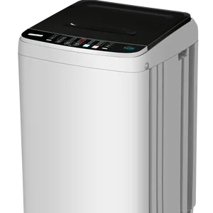 8kg Full Automatic Top Loading All-In-One Washer/Dryer Energy-Saving Stainless Steel Tub Portable Design