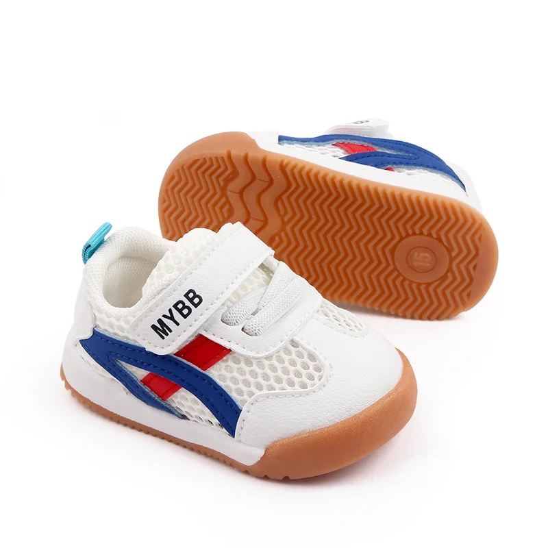 Hot Selling Summer Baby Toddler Prewalker Unisex Shoes Single Layer Mesh Design details