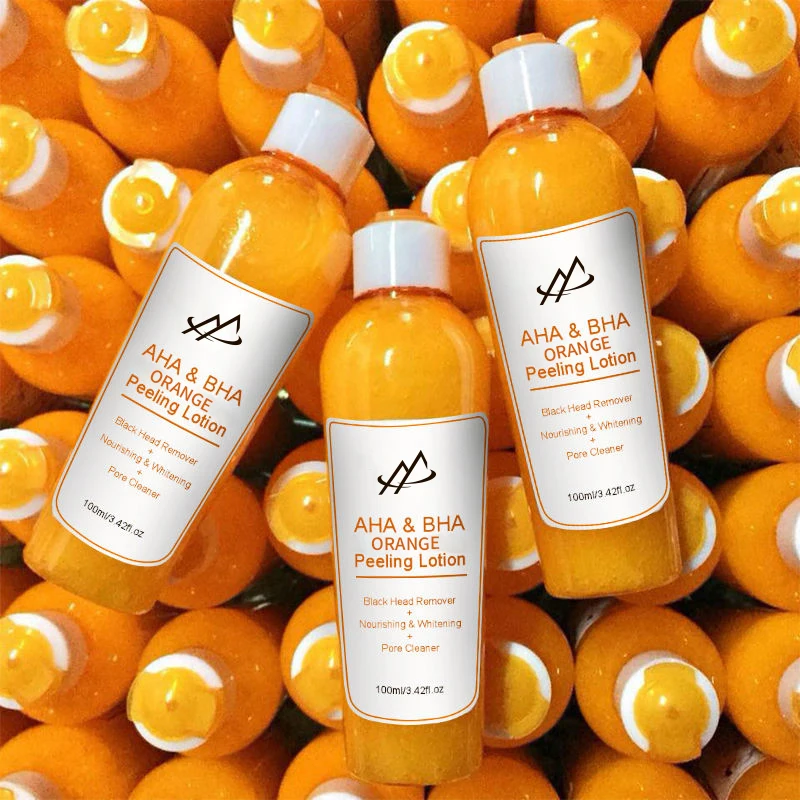 Organic Orange Private Label Aha Bha Exfoliating Body Lotion Black Skin