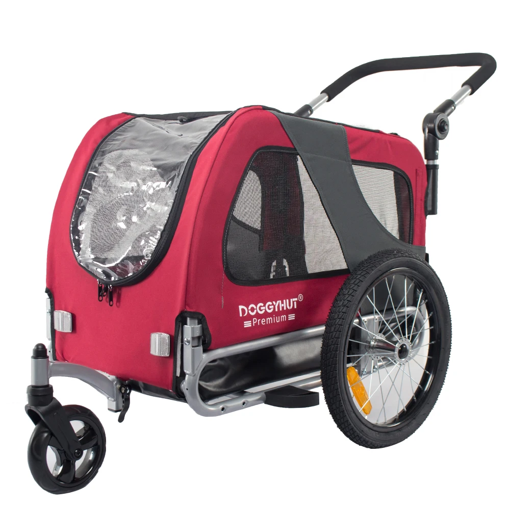 Golden Retriever Pet Stroller Trailer Ibiyaya Hercules V2 Heavy