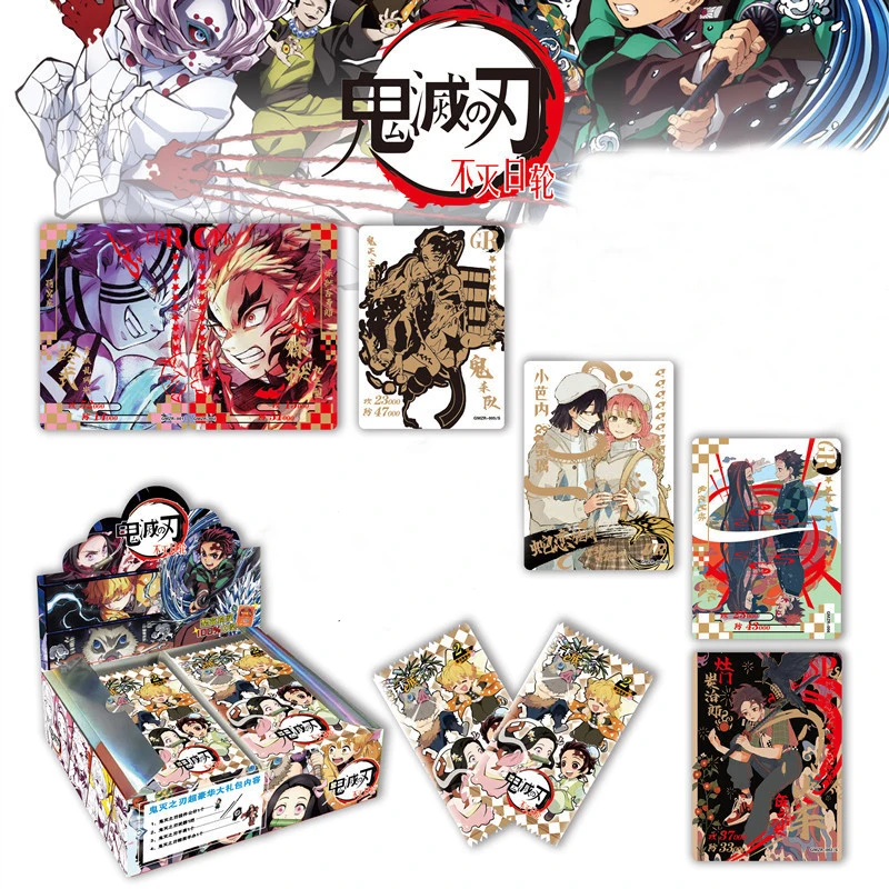 Japanese Anime Demons Slayers Collection Rare Cards Box Children Toys ...