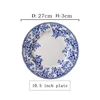 blue soup plate