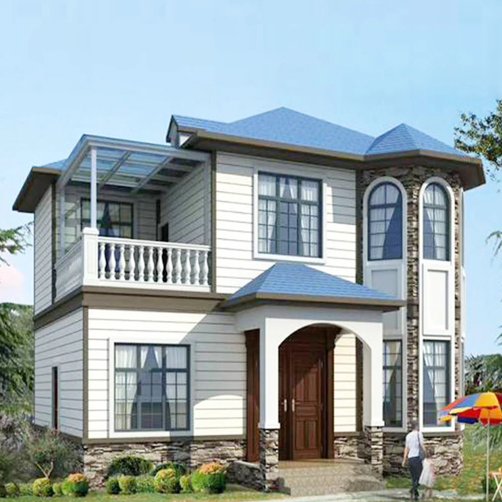 Light Gauge Steel Frame Prefabricated Houses Easy to Assemble