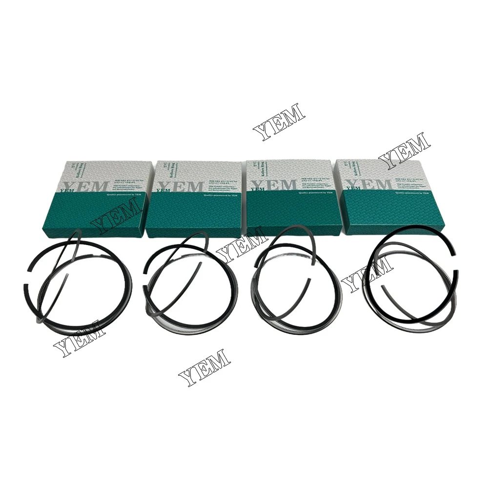 V3800 Piston Rings Set STD for Kubota Tractor Excavator Mowers Engine Repair Parts for Kubota