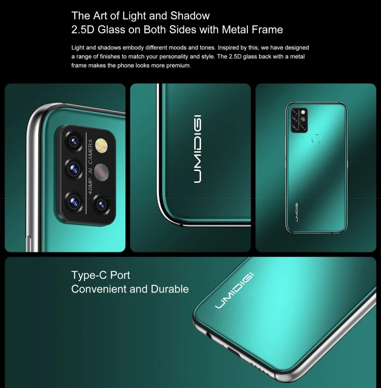 Source Good feedback UMIDIGI A9 Pro 8GB+128GB 4150mAh Battery Face