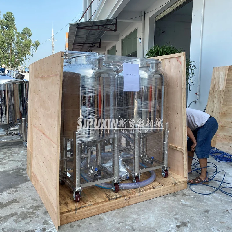 2021 SPX подвижный резервуар для хранения из нержавеющей стали с ручкой и колесами для удобного перемещения