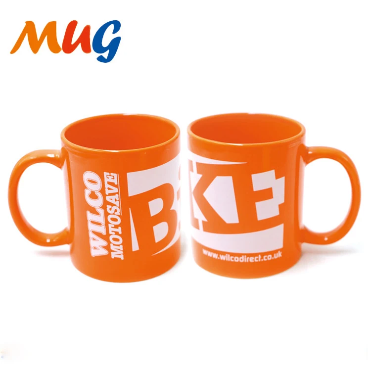 Fashion Design Customized Logo Glazed Colorful Stoneware Ceramic Coffee Mug for Promotional Gifts