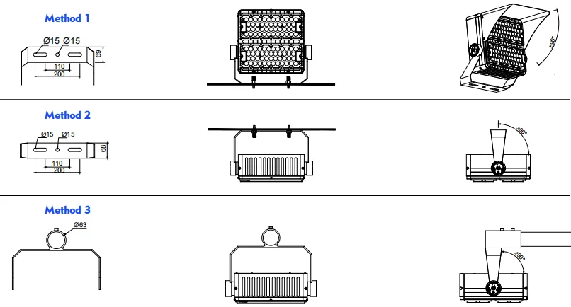 How to distribute football Stadium lighting lights？插图1