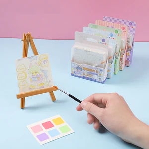 Wholesale A4 Custom Logo Mini Spiral Sketchbook Cute Children's Watercolor Drawing Thickened Blank Paper Creative DIY Artist