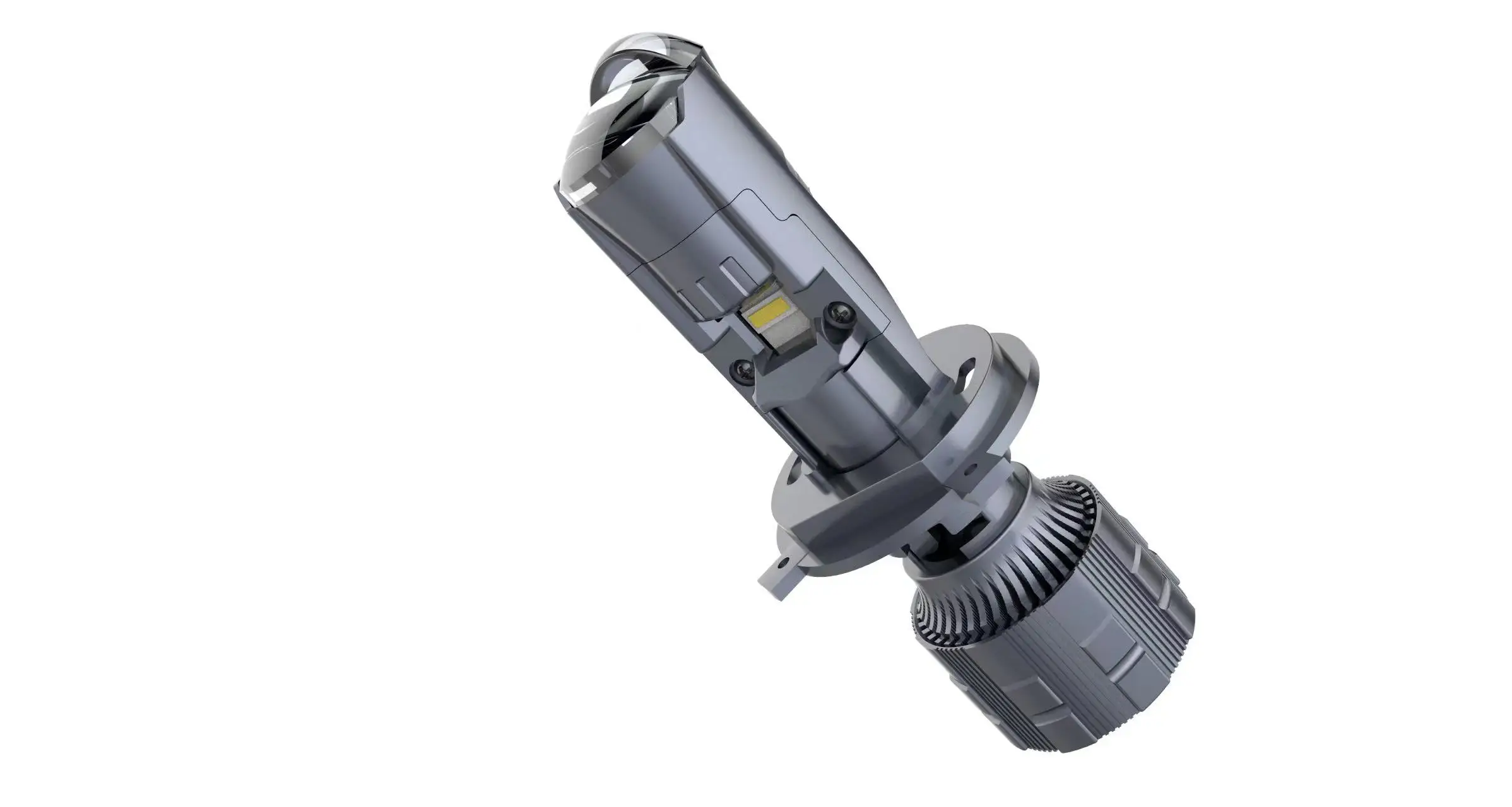 Factory RAYCH 100W 12000LM M01 Led Headlight Bulbs High Low Beam H4 Led Headlight Projector Bi Led Lens Headlight Bulb H4