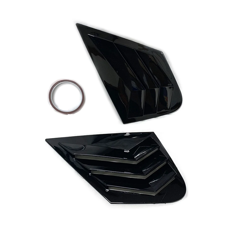 product sporty car rear side window louvers for kia k5 optima 2016 2019 exterior accessories air vent scoop shades cover trim blinds-8