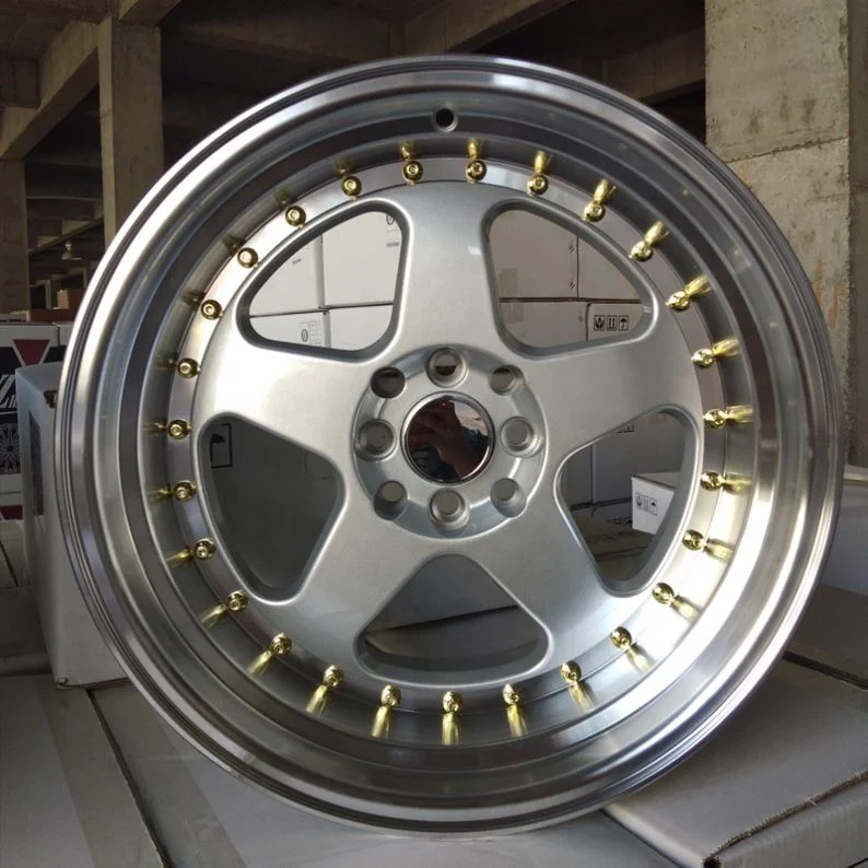 Deep Dish Five Spoke Passenger Car Wheels 15x7.5 15x8 16x8 16x9 17x9 ...