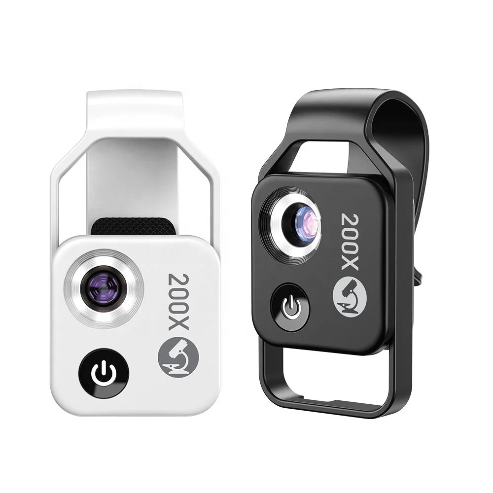 200X Magnification Microscope Lens for Phone Camera Lens Portable Phone Mobile Macro Lens