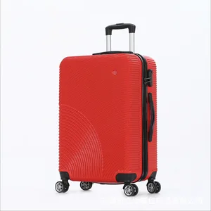custom logo Neoprene Corner Three-Piece Set Rolling Luggage Universal Wheels Carry-On Travel Suitcase with Polyester Lining