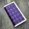 Purple& Black Checkered
